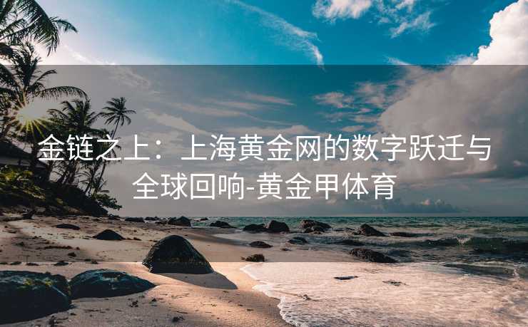 金链之上：上海黄金网的数字跃迁与全球回响-黄金甲体育